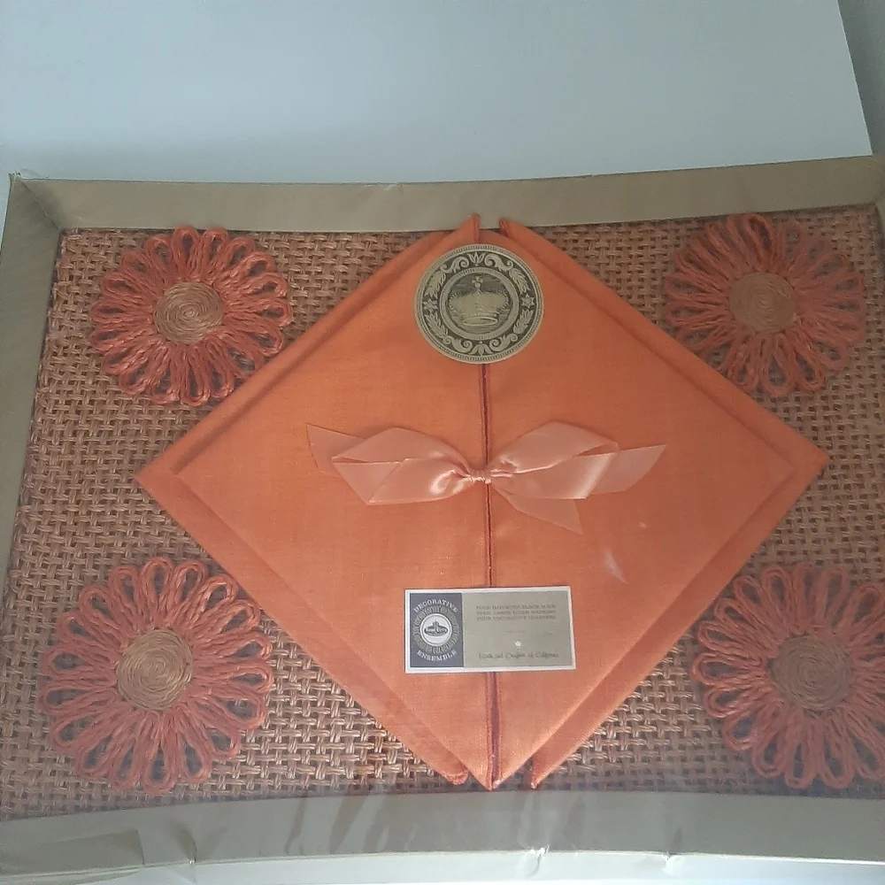 VINTAGE DEAD STOCK  PLACEMAT SET